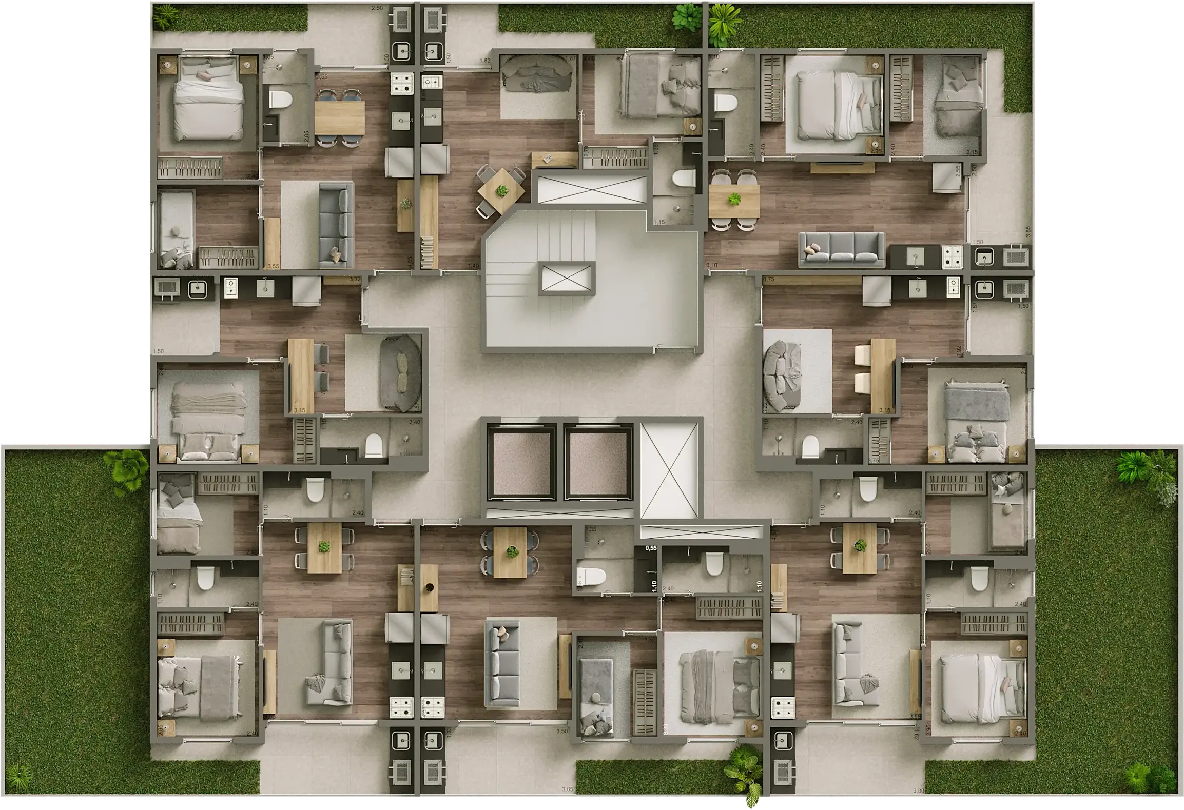 Planta Pavto Tipo 3º Garden